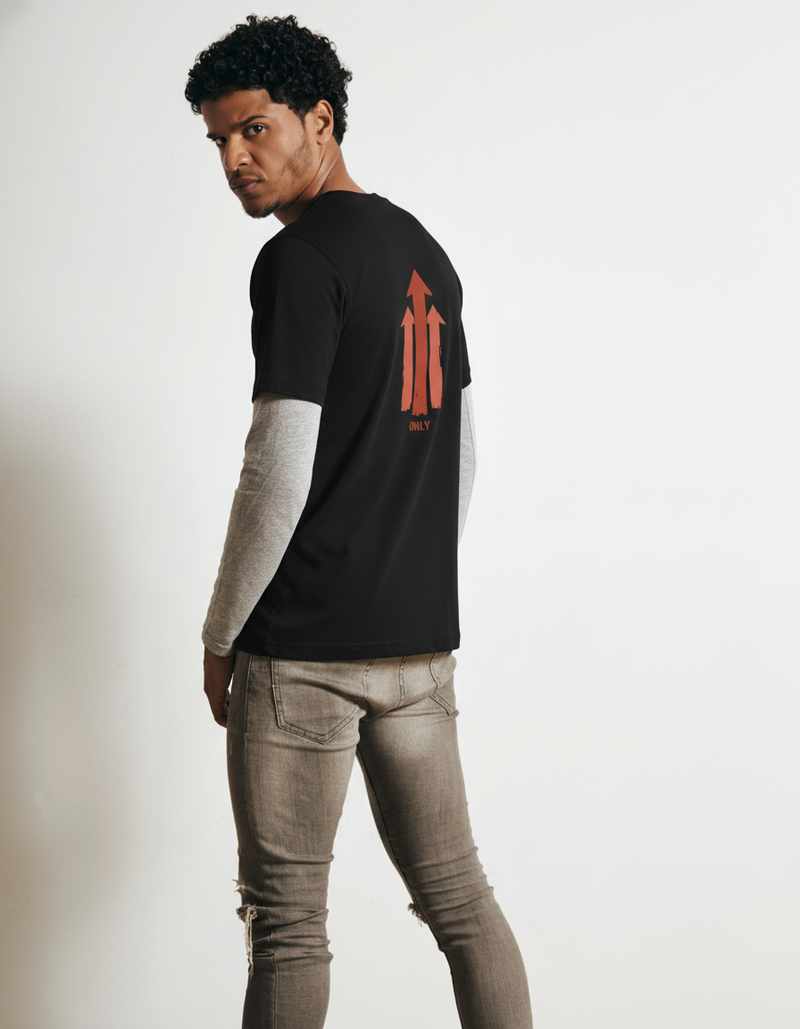 THGC Basics ONLY UP Classic Crew Neck Mens T-Shirt