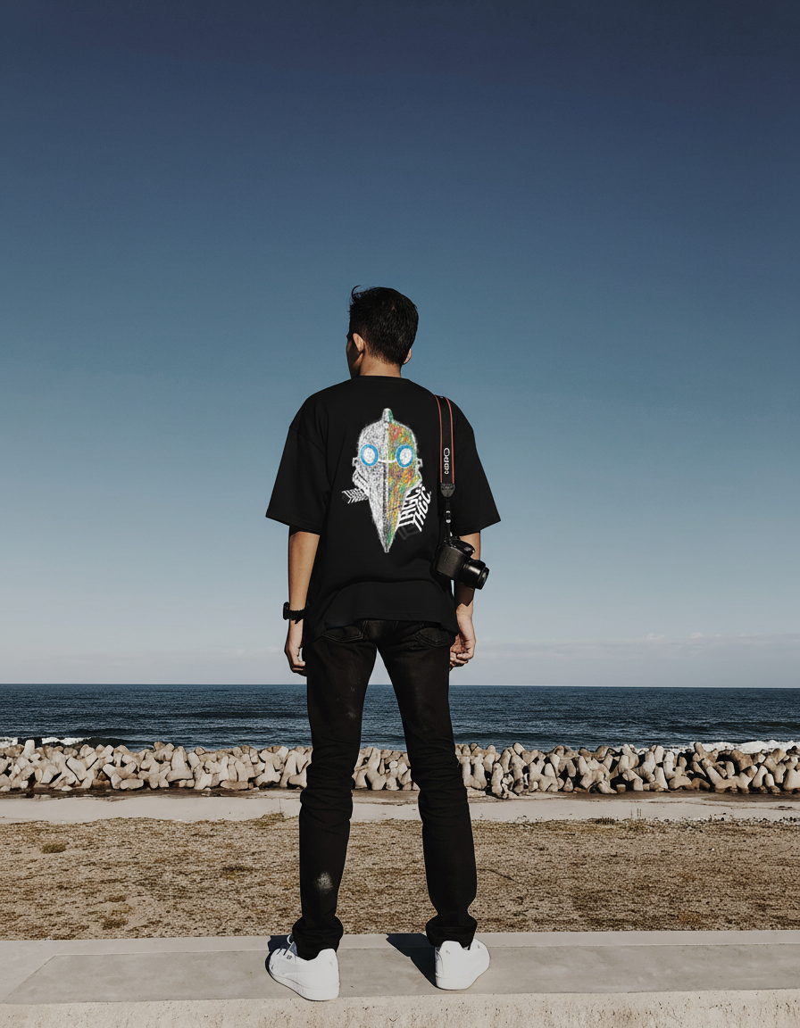 THGC Essentials “Khonshu” Dark Edition Oversized French Terry Mens T-Shirt