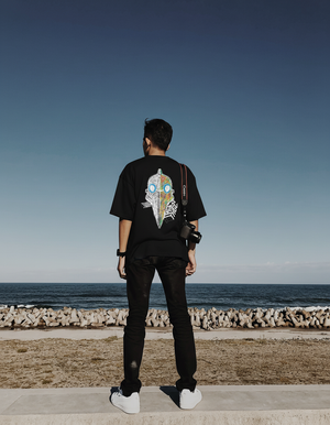 THGC Essentials “Khonshu” Dark Edition Oversized French Terry Mens T-Shirt