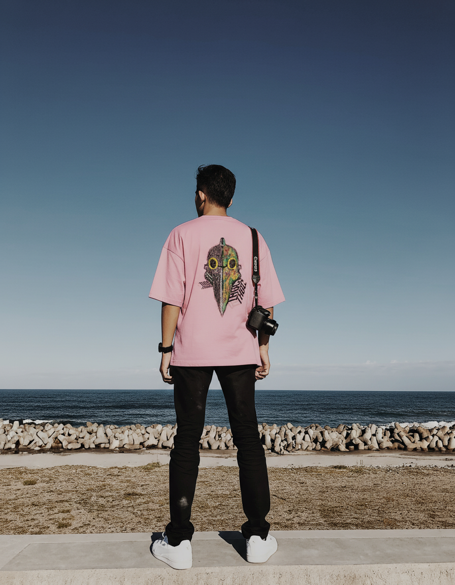 THGC Essentials “Khonshu” Light Edition Oversized French Terry Mens T-Shirt