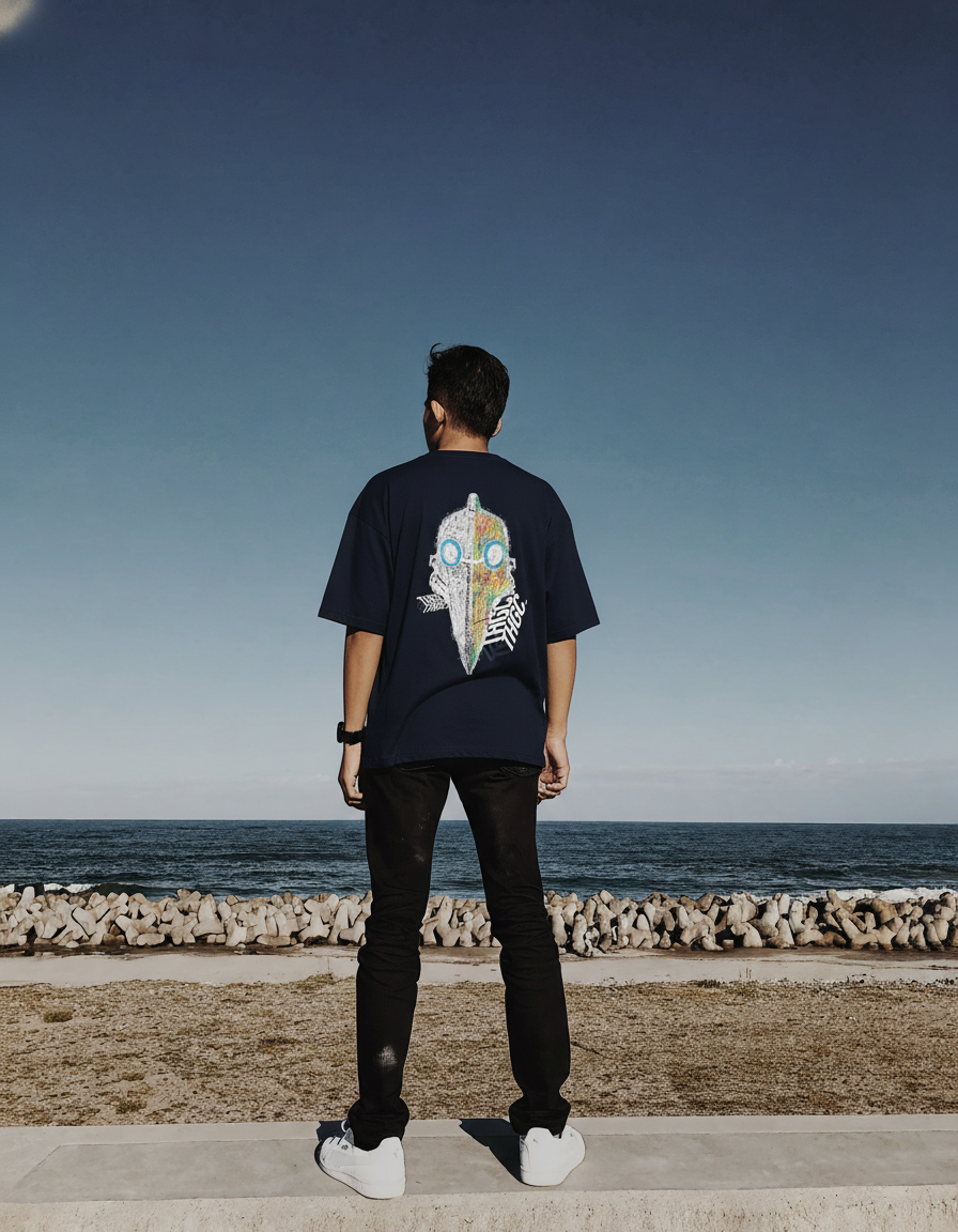 THGC Essentials “Khonshu” Dark Edition Oversized French Terry Mens T-Shirt