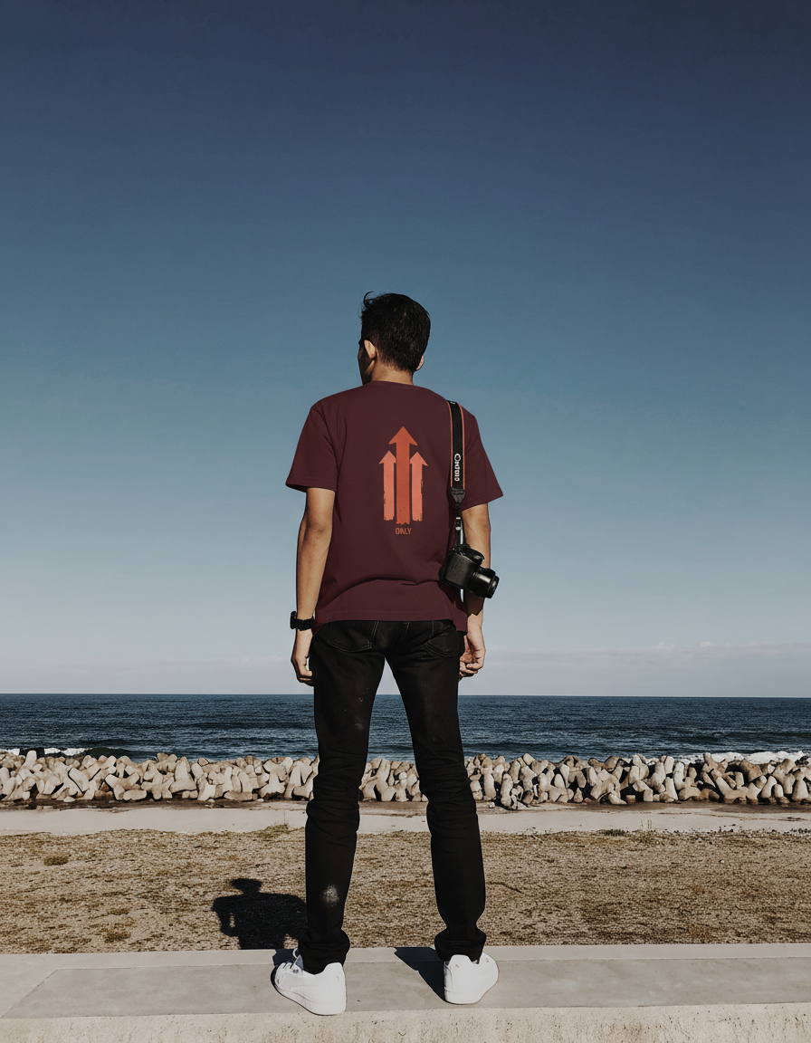 THGC Basics ONLY UP Classic Crew Neck Mens T-Shirt