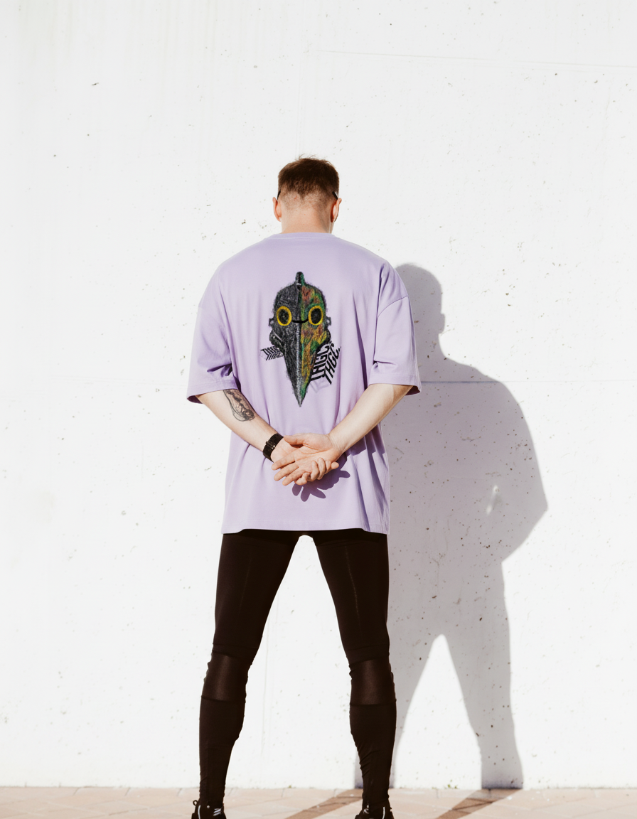 THGC Essentials “Khonshu” Light Edition Oversized French Terry Mens T-Shirt