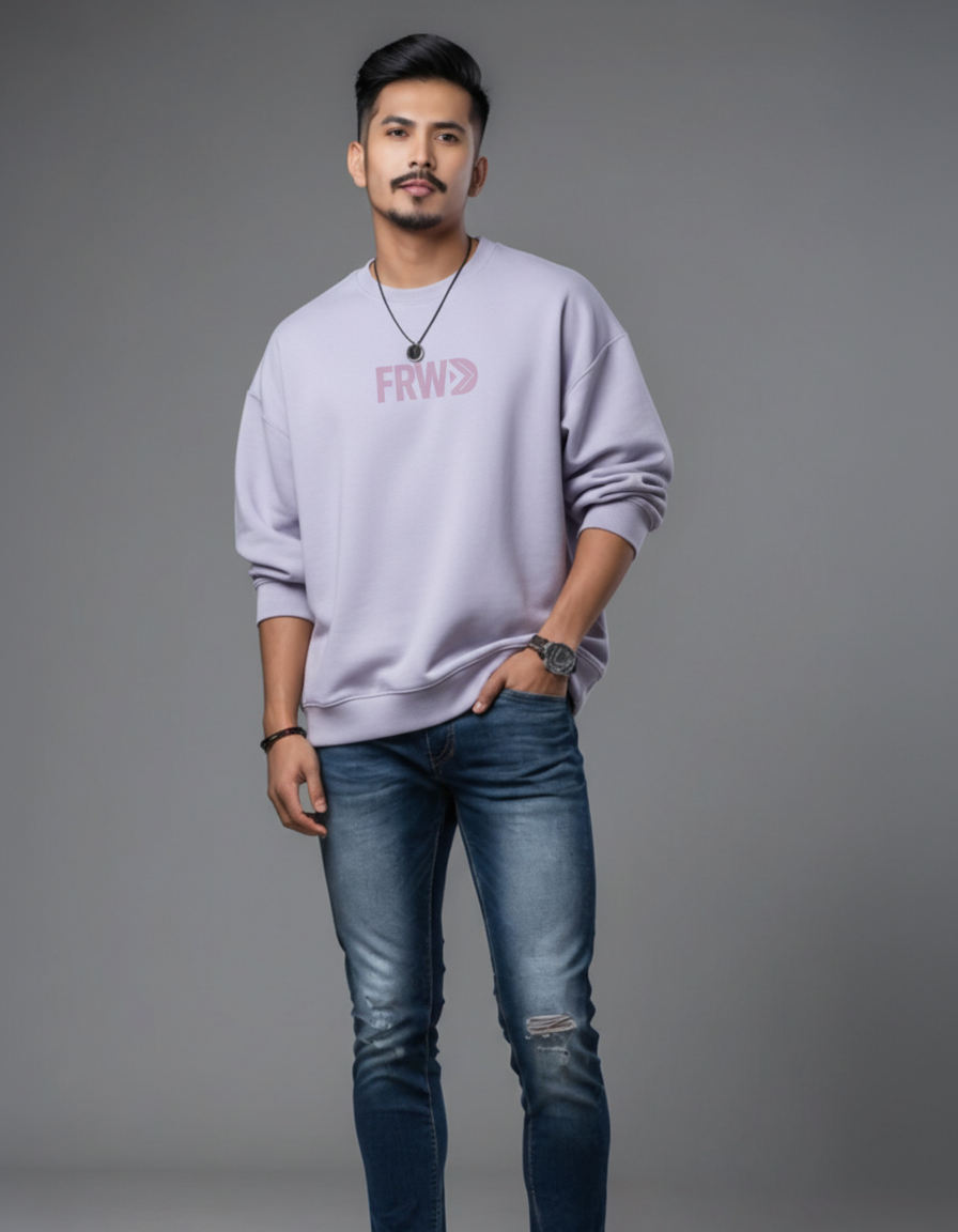 THGC Essentials – FRWD Light Edition Oversized Mens Sweatshirt