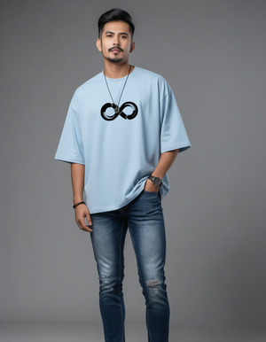 THGC Essentials Infinity Edition French Terry Oversized Mens T-Shirt