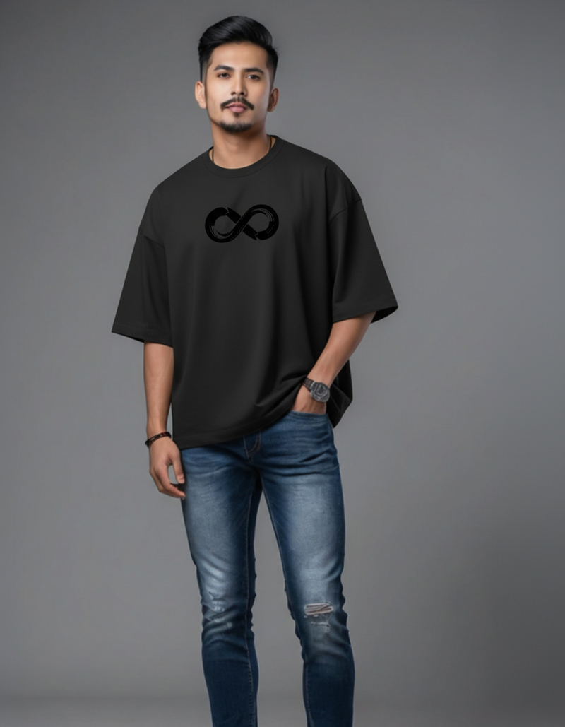THGC Essentials Infinity Edition French Terry Oversized Mens T-Shirt
