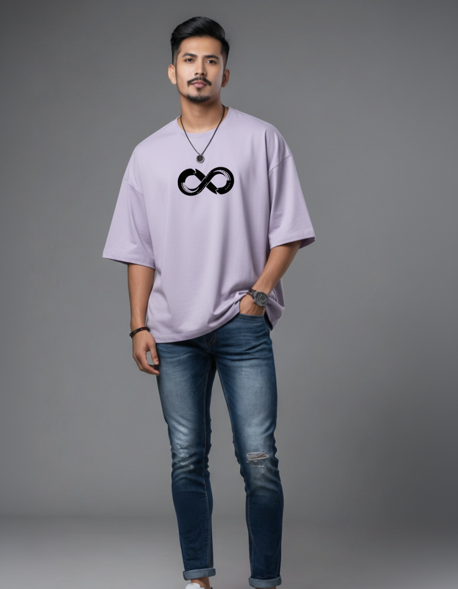 THGC Essentials Infinity Edition French Terry Oversized Mens T-Shirt