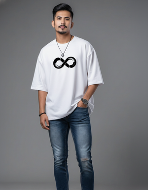 THGC Essentials Infinity Edition French Terry Oversized Mens T-Shirt