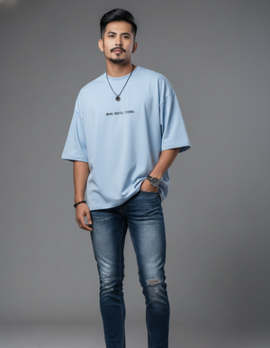 THGC Essentials “Khonshu” Light Edition Oversized French Terry Mens T-Shirt