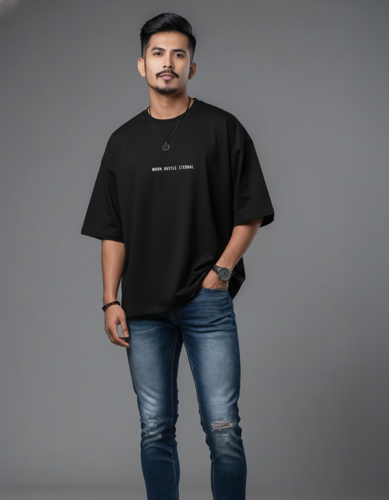 THGC Essentials “Khonshu” Dark Edition Oversized French Terry Mens T-Shirt