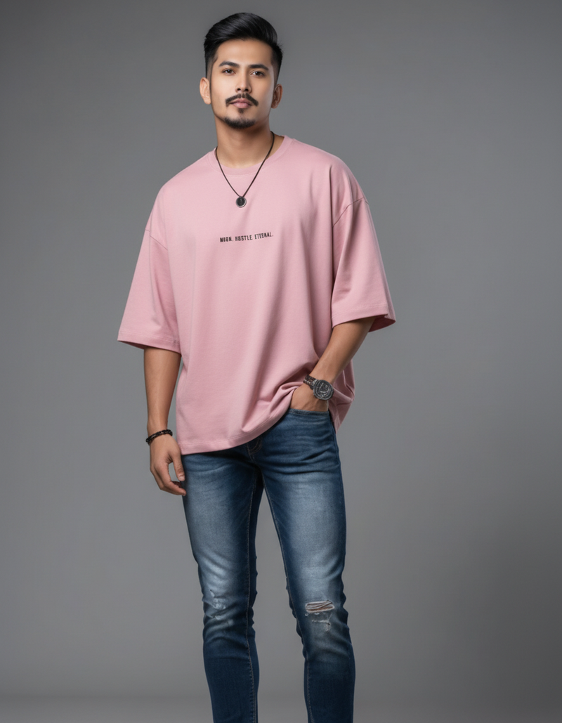 THGC Essentials “Khonshu” Light Edition Oversized French Terry Mens T-Shirt