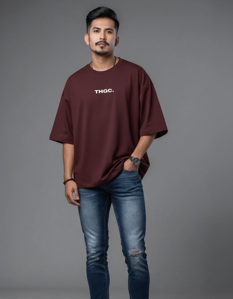 THGC Essentials Move Forward Oversized French Terry Mens T-shirt