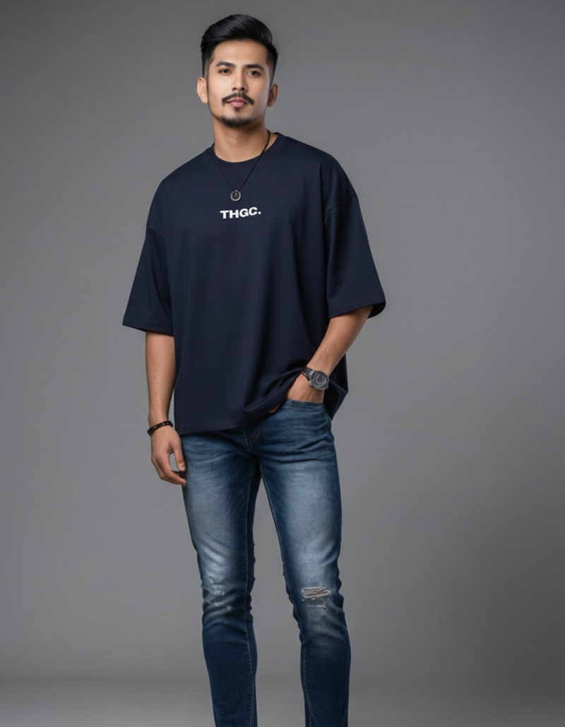 THGC Essentials Move Forward Oversized French Terry Mens T-shirt