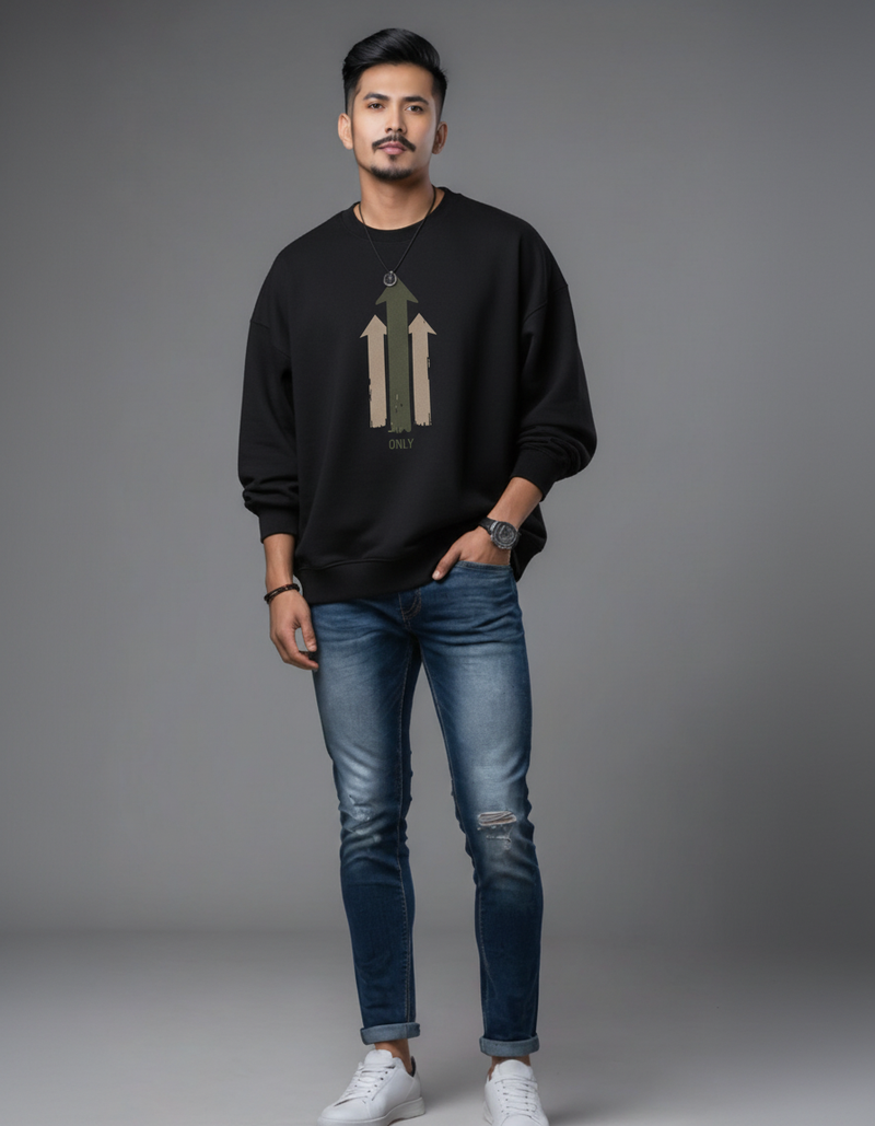 THGC Essentials – Only Up Oversized Mens Sweatshirt