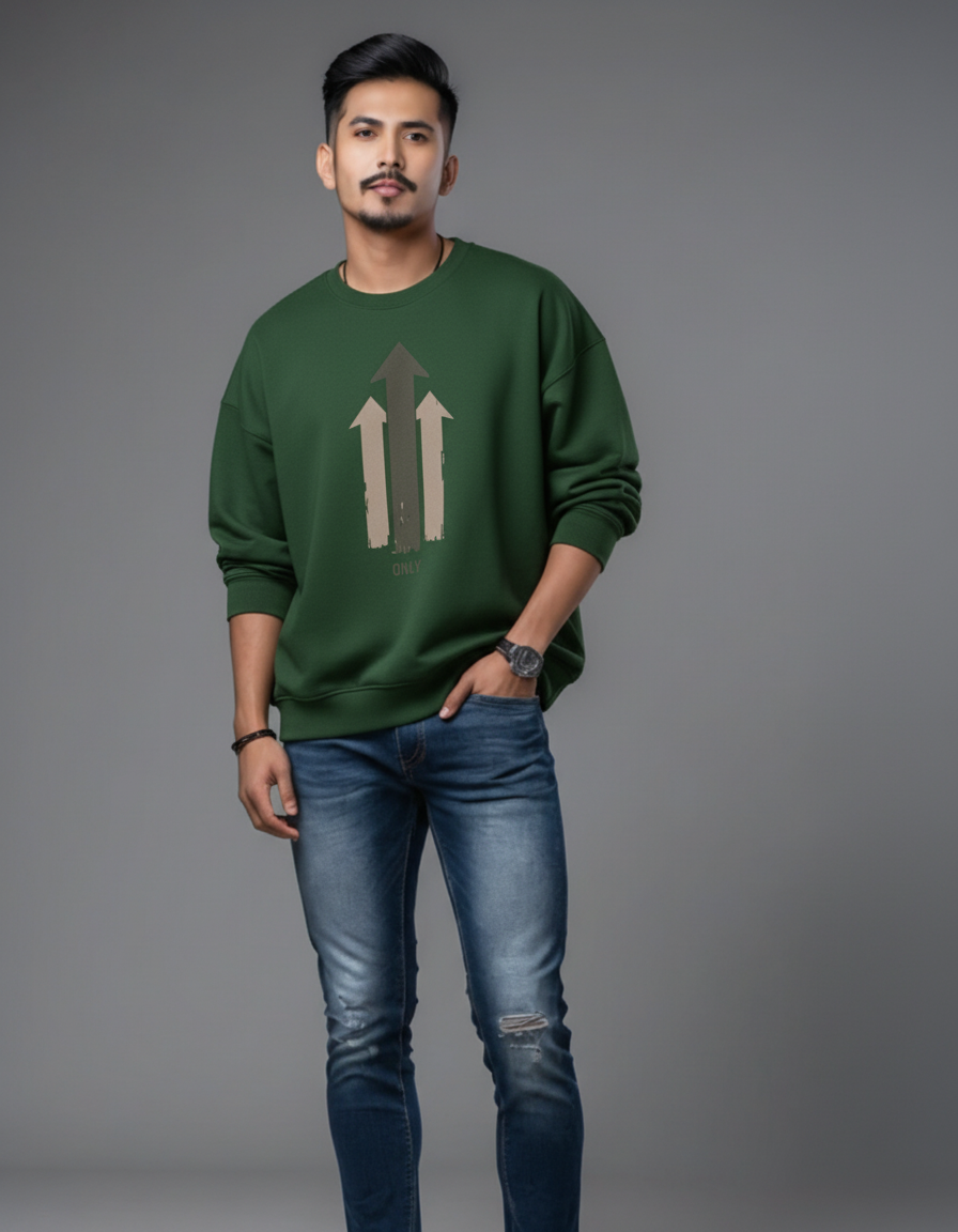 THGC Essentials – Only Up Oversized Mens Sweatshirt