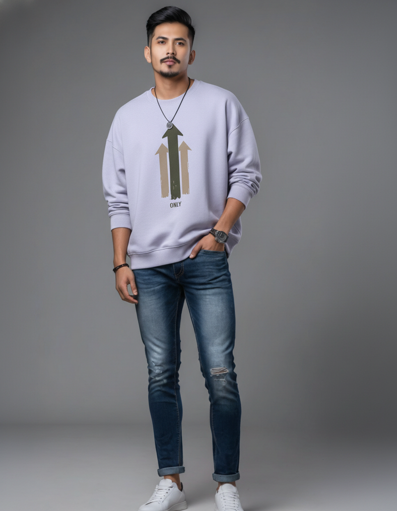 THGC Essentials – Only Up Oversized Mens Sweatshirt