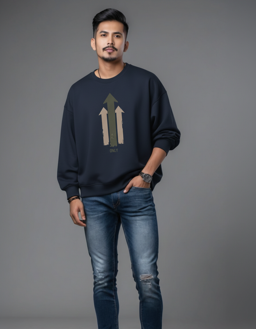 THGC Essentials – Only Up Oversized Mens Sweatshirt