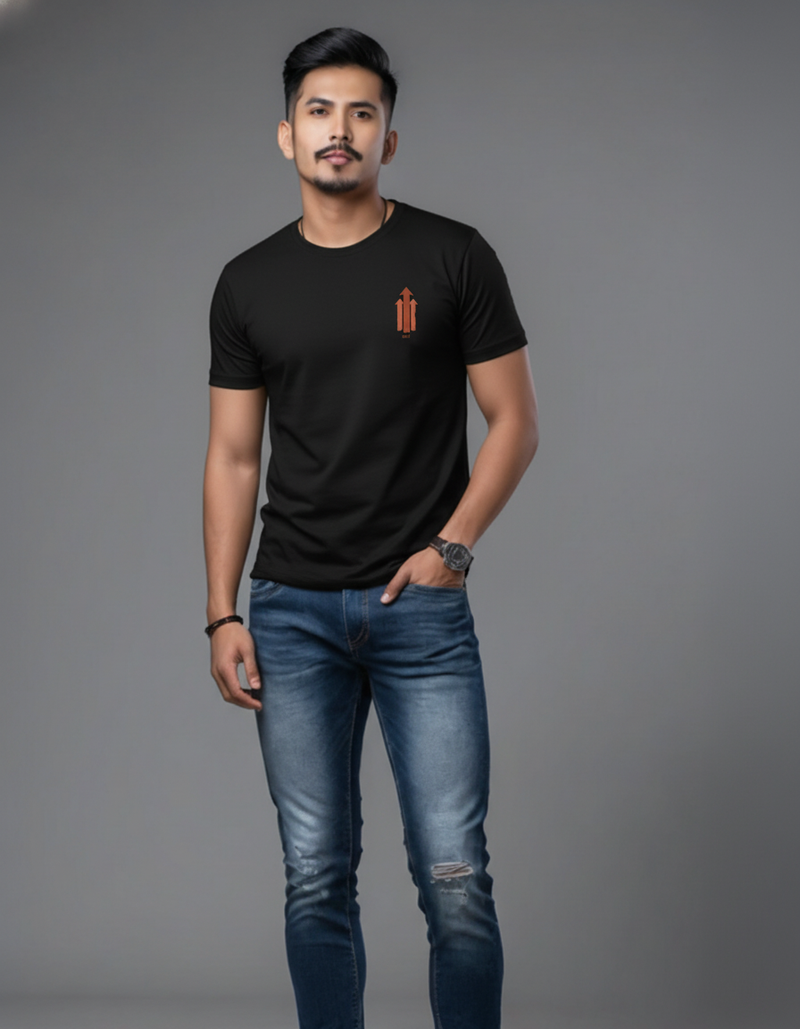 THGC Basics ONLY UP Classic Crew Neck Mens T-Shirt