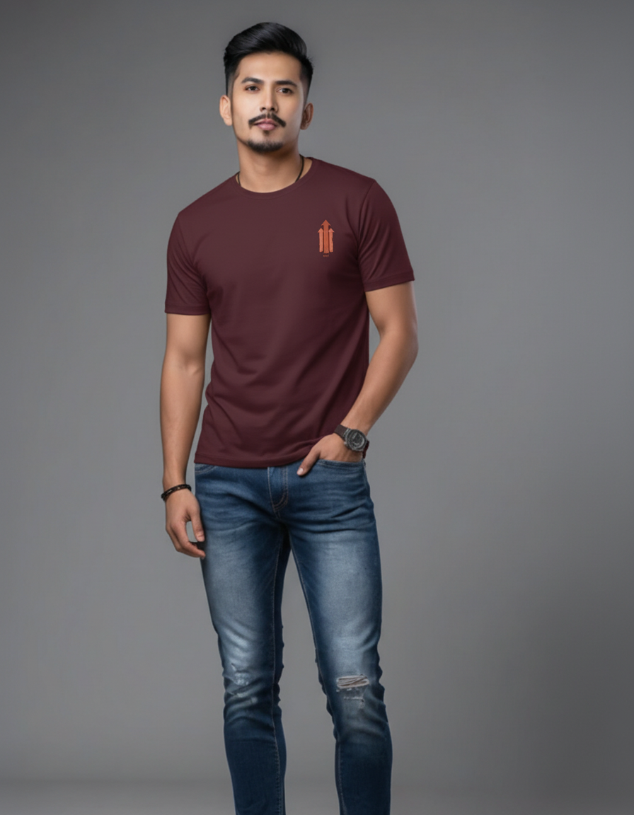 THGC Basics ONLY UP Classic Crew Neck Mens T-Shirt