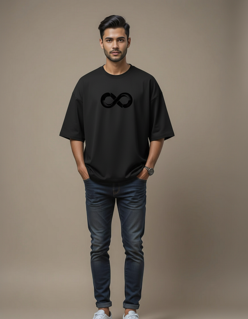 THGC Essentials Infinity Edition French Terry Oversized Mens T-Shirt