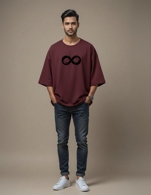 THGC Essentials Infinity Edition French Terry Oversized Mens T-Shirt