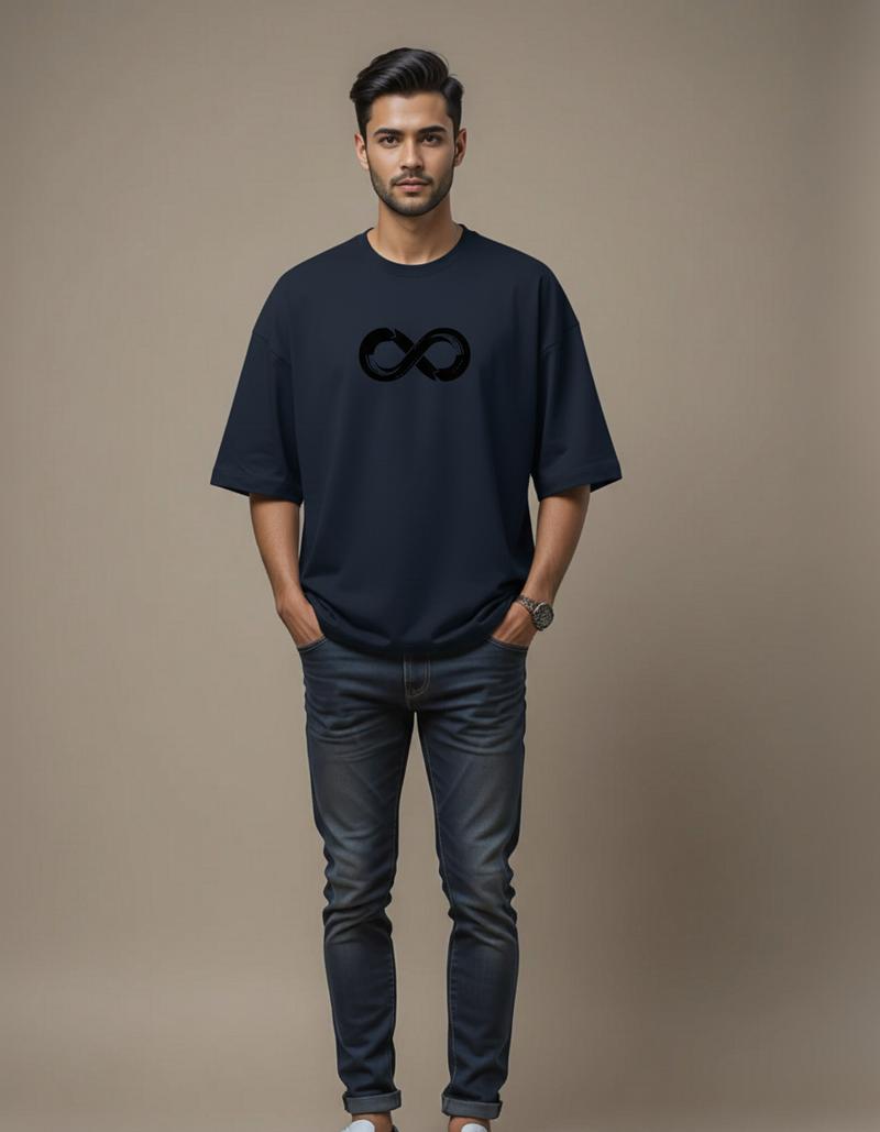 THGC Essentials Infinity Edition French Terry Oversized Mens T-Shirt