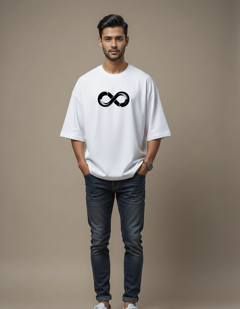 THGC Essentials Infinity Edition French Terry Oversized Mens T-Shirt