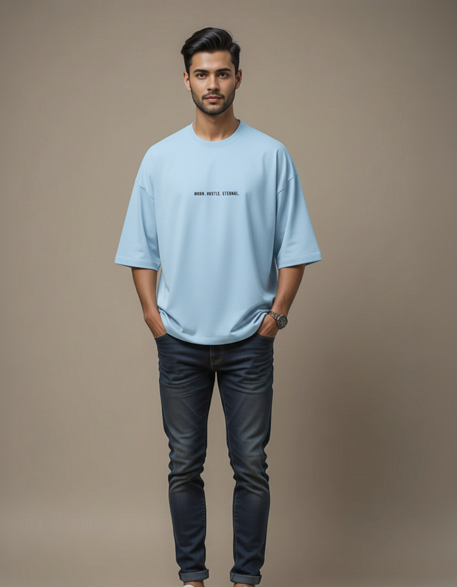 THGC Essentials “Khonshu” Light Edition Oversized French Terry Mens T-Shirt