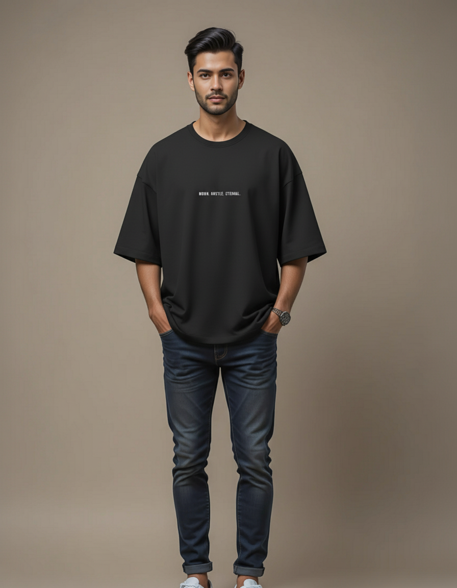 THGC Essentials “Khonshu” Dark Edition Oversized French Terry Mens T-Shirt