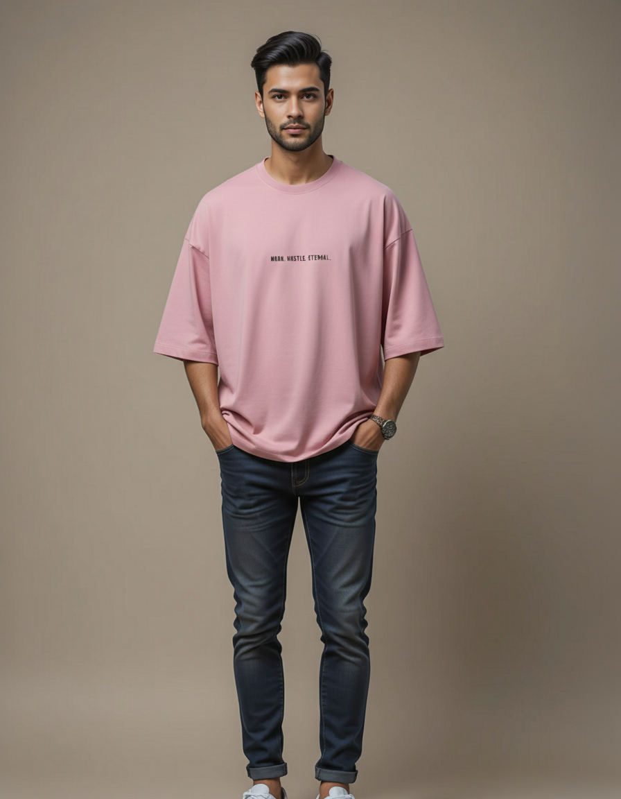 THGC Essentials “Khonshu” Light Edition Oversized French Terry Mens T-Shirt