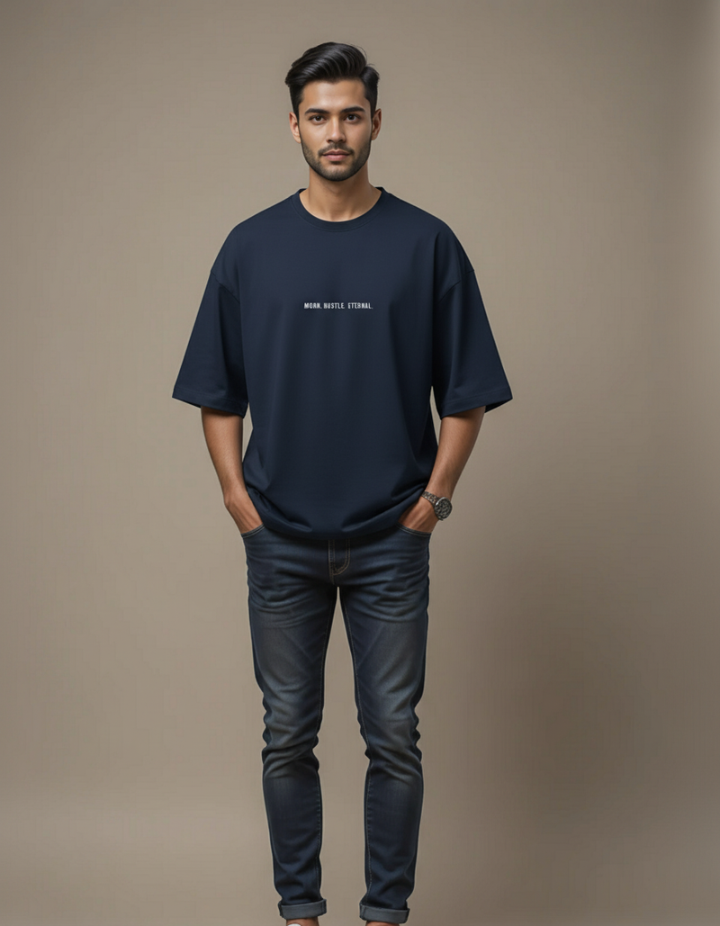 THGC Essentials “Khonshu” Dark Edition Oversized French Terry Mens T-Shirt