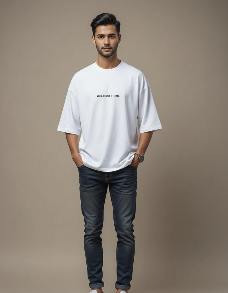 THGC Essentials “Khonshu” Light Edition Oversized French Terry Mens T-Shirt