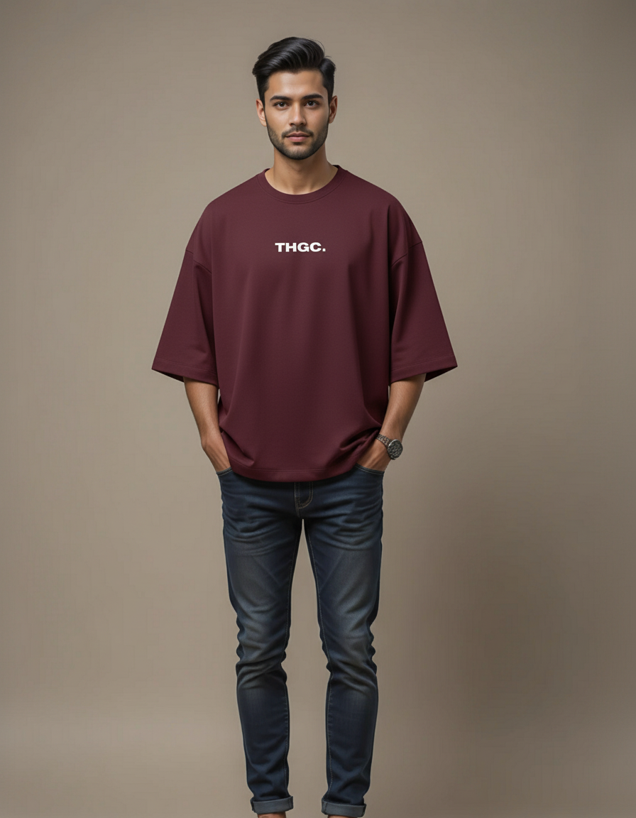 THGC Essentials Move Forward Oversized French Terry Mens T-shirt