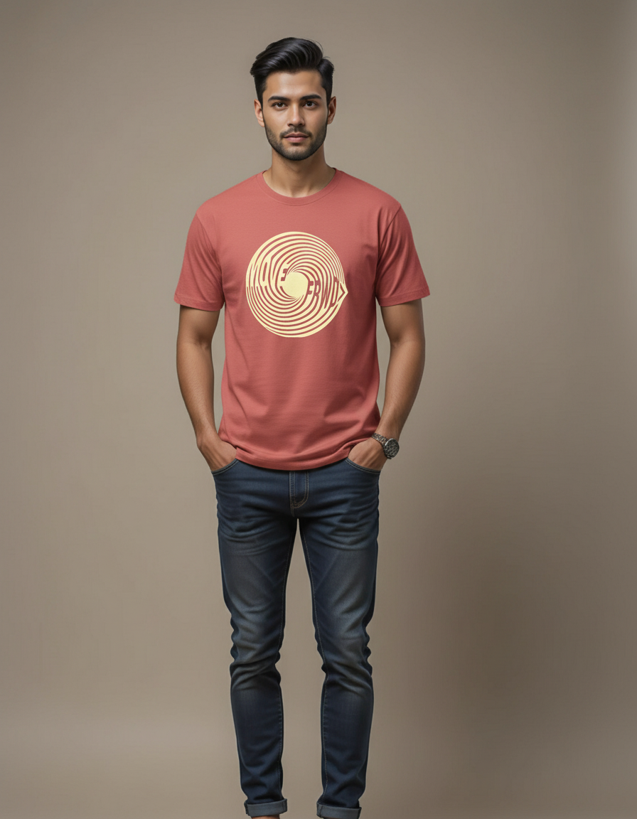 THGC Basics Move Forward Classic Crew Neck Mens Tshirt