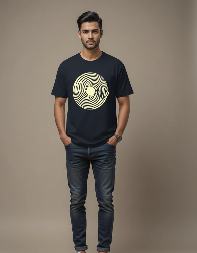 THGC Basics Move Forward Classic Crew Neck Mens Tshirt