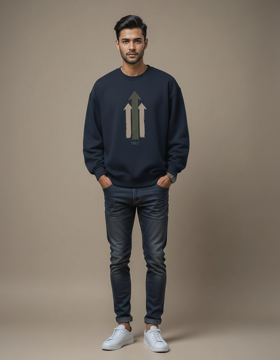 THGC Essentials – Only Up Oversized Mens Sweatshirt