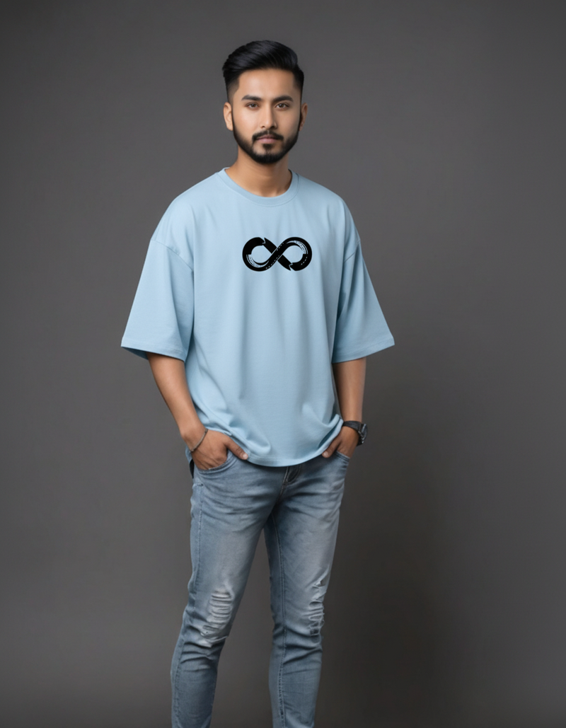 THGC Essentials Infinity Edition French Terry Oversized Mens T-Shirt