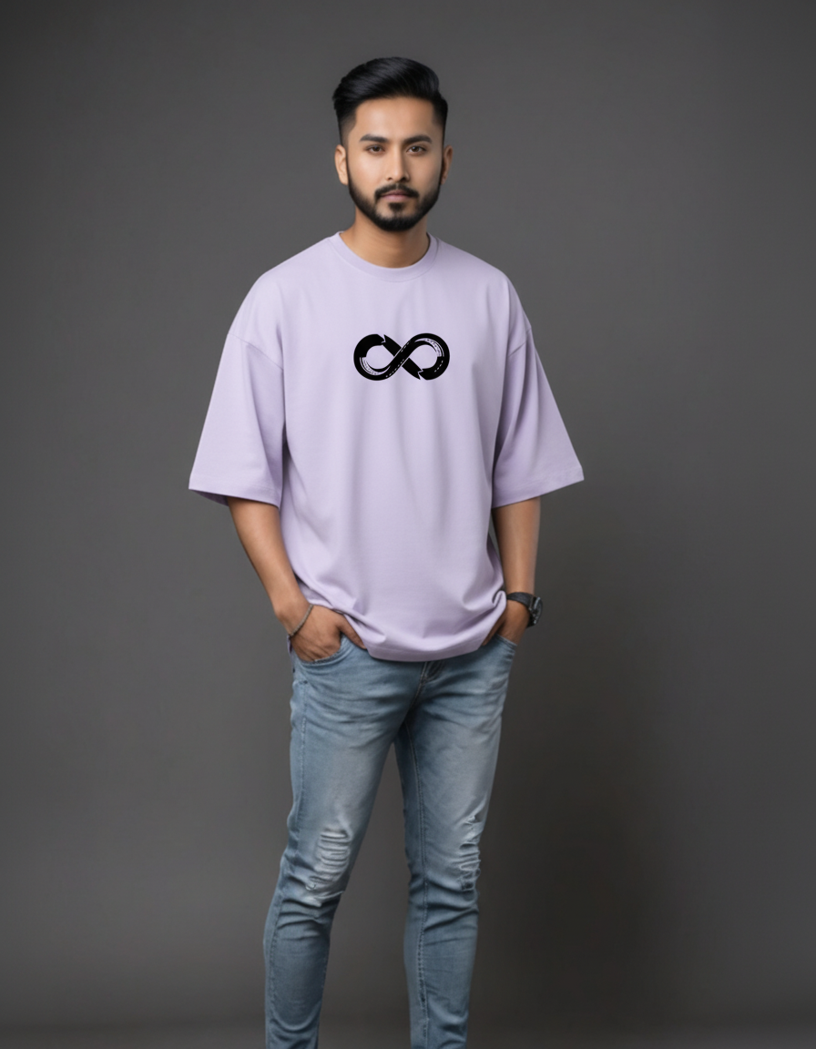 THGC Essentials Infinity Edition French Terry Oversized Mens T-Shirt