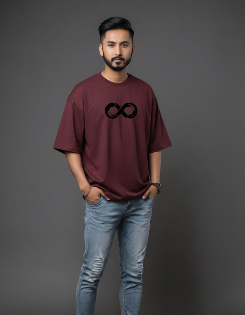 THGC Essentials Infinity Edition French Terry Oversized Mens T-Shirt