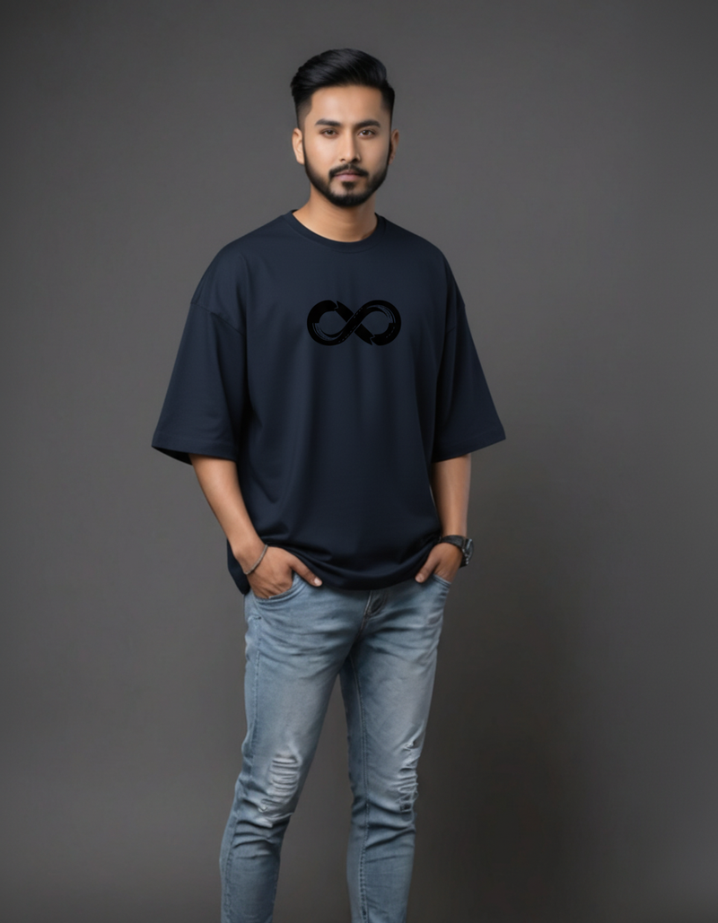 THGC Essentials Infinity Edition French Terry Oversized Mens T-Shirt