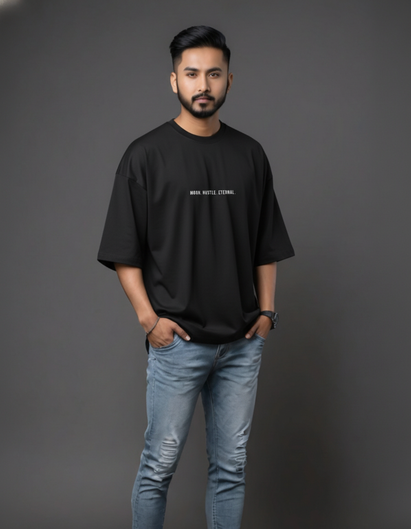 THGC Essentials “Khonshu” Dark Edition Oversized French Terry Mens T-Shirt