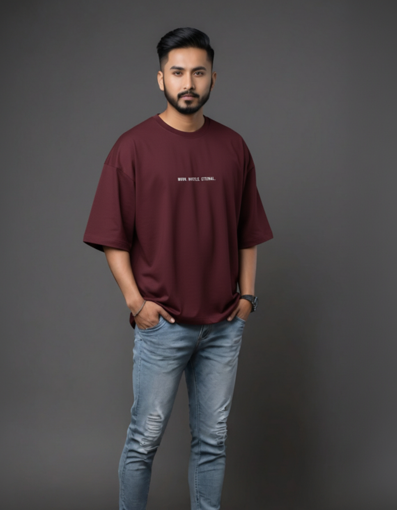 THGC Essentials “Khonshu” Dark Edition Oversized French Terry Mens T-Shirt