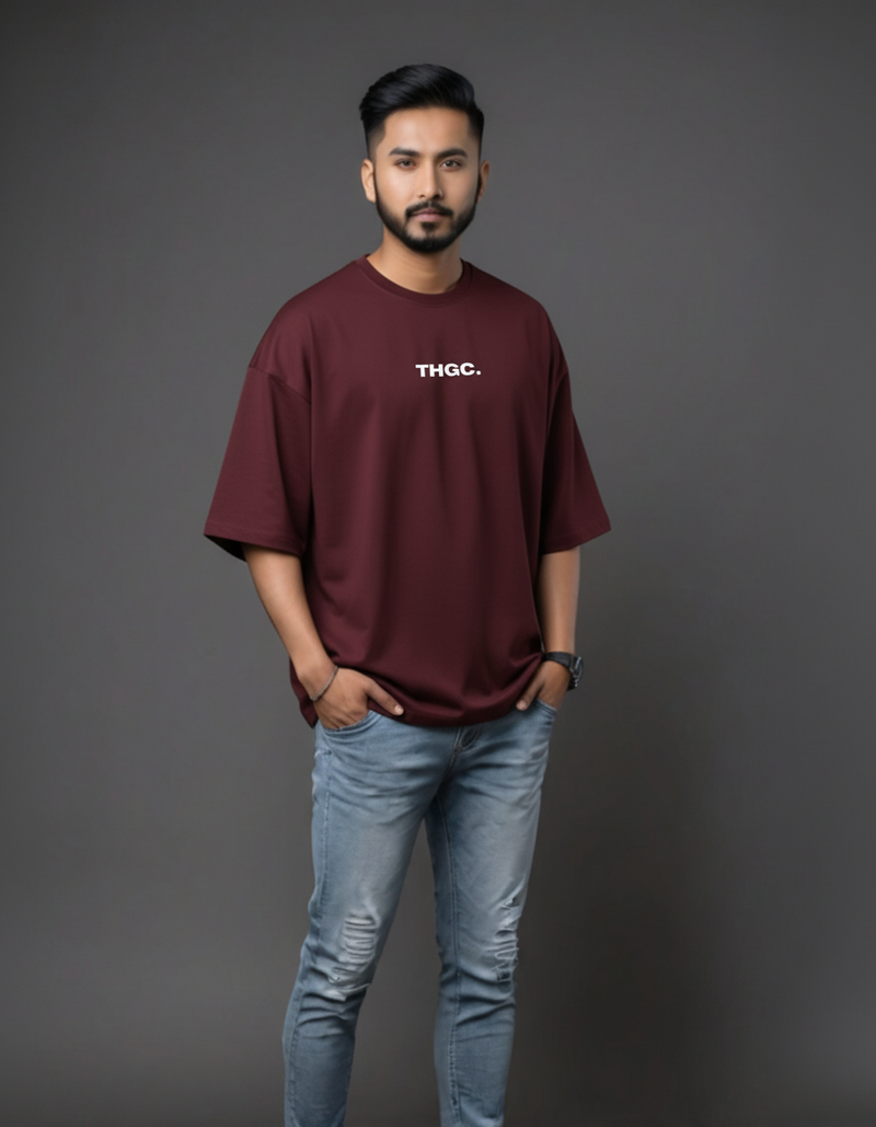 THGC Essentials Move Forward Oversized French Terry Mens T-shirt