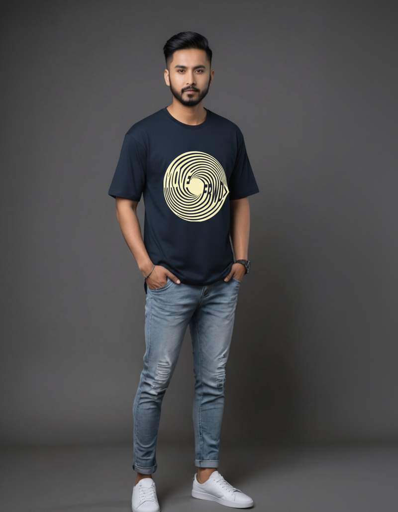 THGC Basics Move Forward Classic Crew Neck Mens Tshirt