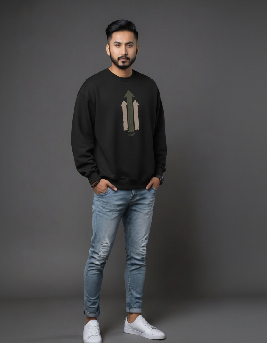 THGC Essentials – Only Up Oversized Mens Sweatshirt