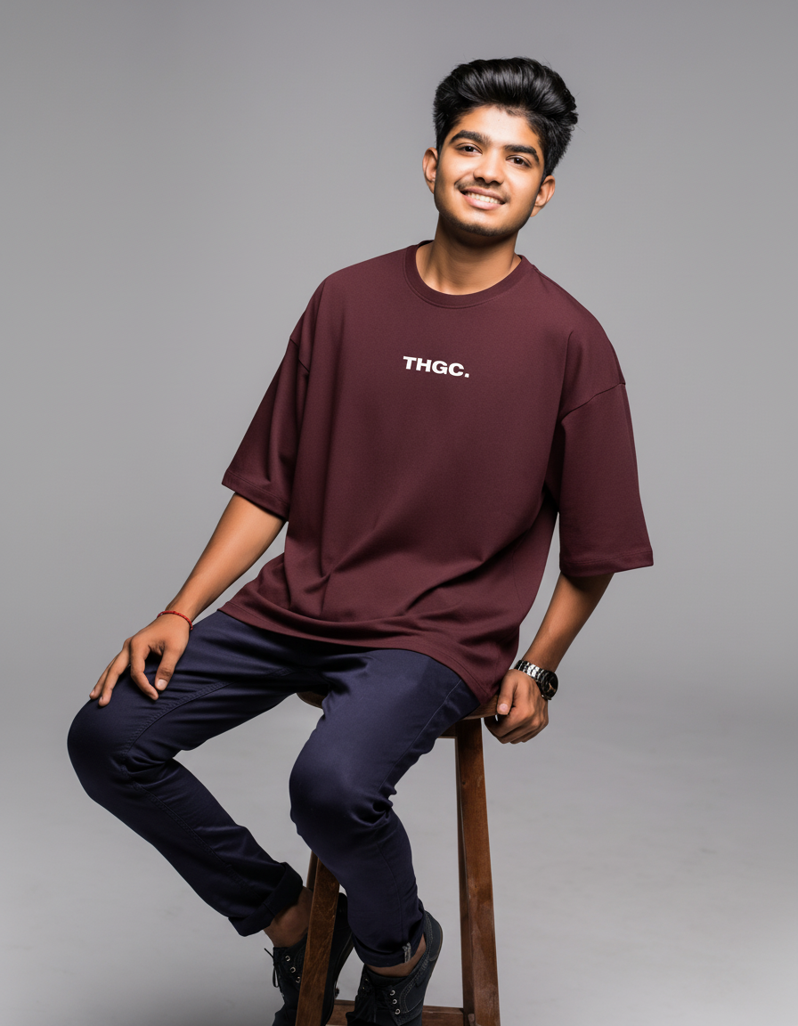 THGC Essentials Move Forward Oversized French Terry Mens T-shirt