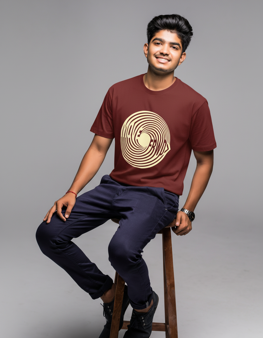 THGC Basics Move Forward Classic Crew Neck Mens Tshirt