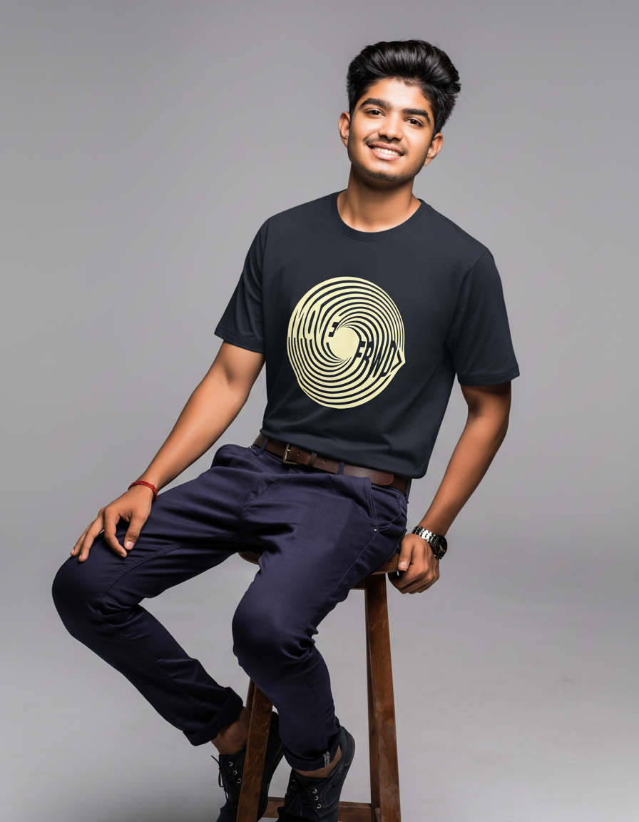 THGC Basics Move Forward Classic Crew Neck Mens Tshirt