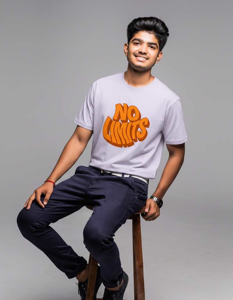 THGC Basics - No Limits Light Edition Crew Neck Mens Tshirt