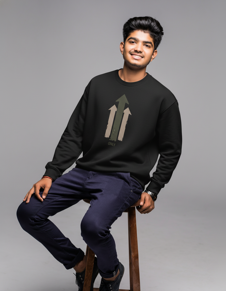 THGC Essentials – Only Up Oversized Mens Sweatshirt